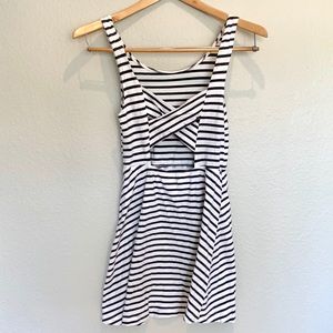 American Eagle Striped Skater Dress